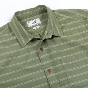 Grayer's 100% Cotton Poplin Button Down Short Sleeve Shirt Large Great Condition